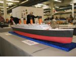 A 1:200 scale card model of the S.S. Titanic.